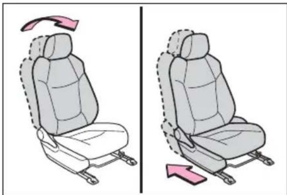 TOYOTA Sienna Hybrid (2021) - ■When installing a child restraint system to a front passenger seat - 1