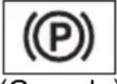 TOYOTA Sienna Hybrid (2021) - ■Parking brake indicator - 2
