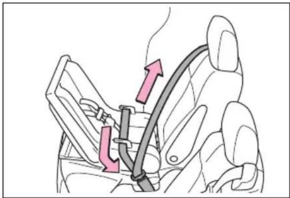TOYOTA Sienna Hybrid (2021) - ■Rear-facing — Infant seat/convertible seat - 4