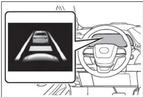 TOYOTA Sienna Hybrid (2021) - Approach warning (vehicle-to-vehicle distance control mode) - 1