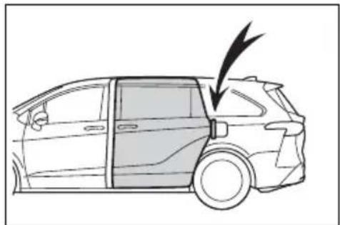 TOYOTA Sienna Hybrid (2021) - ■The situations in which the sliding door does not open completely - 1