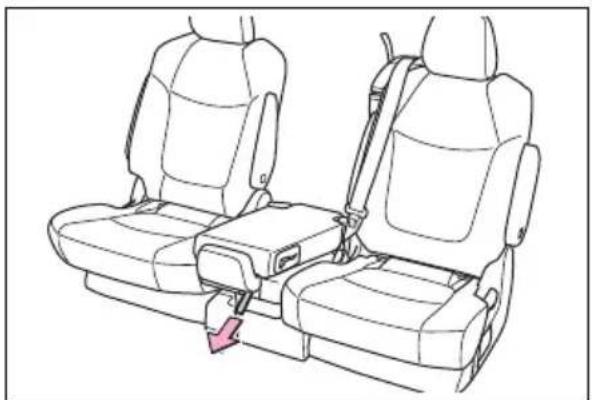 TOYOTA Sienna Hybrid (2021) - Removing the second center seat (8-passenger models) - 2