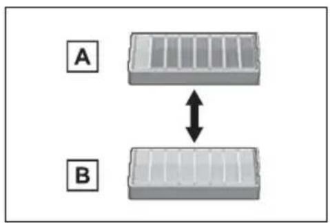 A B