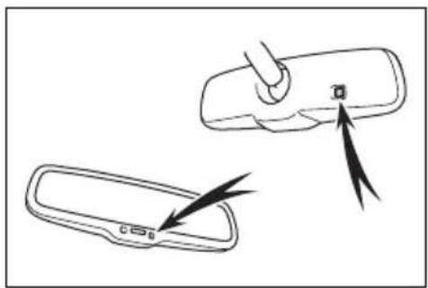 TOYOTA Sienna Hybrid (2021) - Anti-glare function (vehicles with auto anti-glare inside rear view mirror) - 3