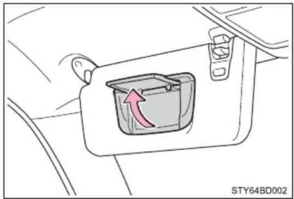 TOYOTA Tacoma (2021) - Vanity mirrors (if equipped) - 1