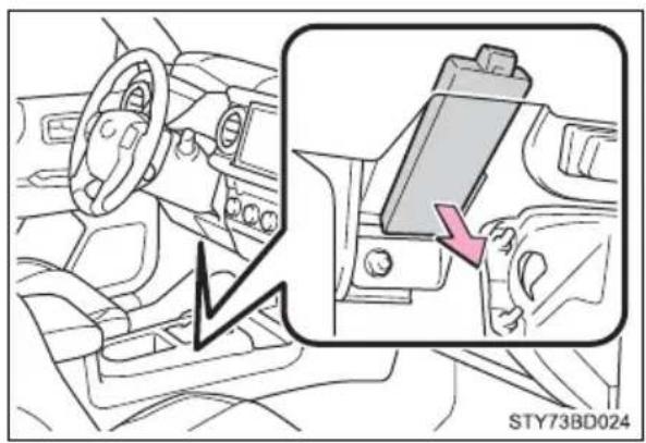 TOYOTA Tacoma (2021) - Checking and replacing fuses - 2