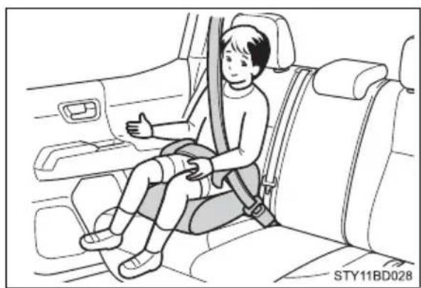 TOYOTA Tacoma (2021) - Types of child restraints - 3