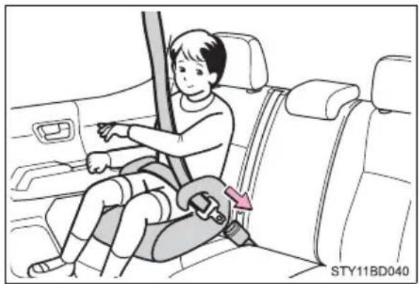 TOYOTA Tacoma (2021) - ■ Booster seat - 2