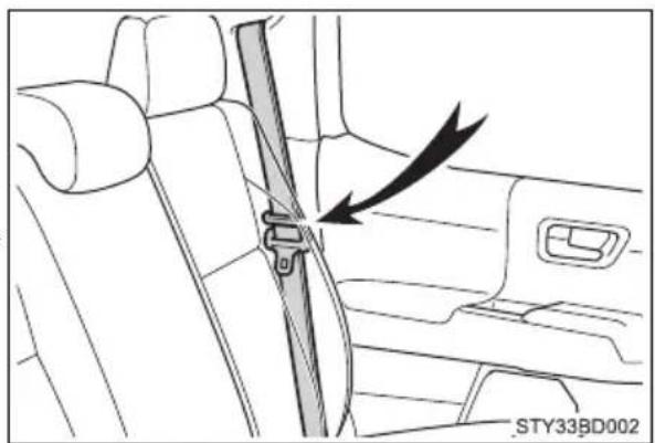 TOYOTA Tacoma (2021) - ■ Before folding down the rear seats - 1