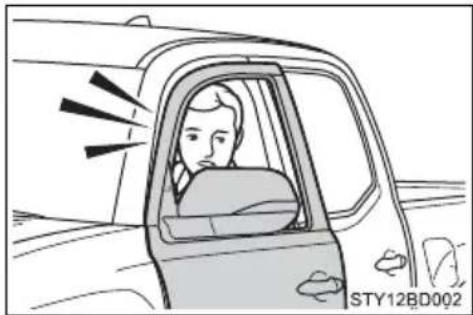 TOYOTA Tacoma (2021) - ■Triggering of the alarm - 1