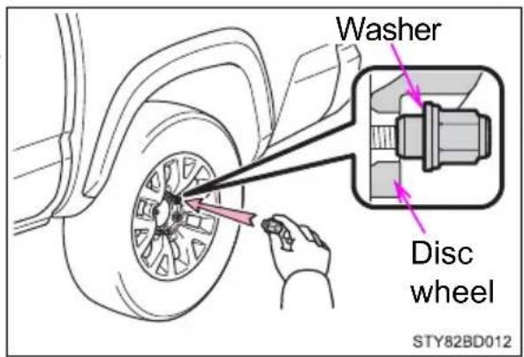 Washer Disc wheel STY82BD012