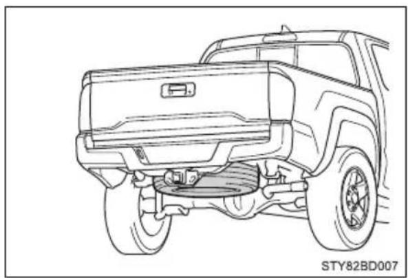 TOYOTA Tacoma (2021) - ■Spare tire - 1