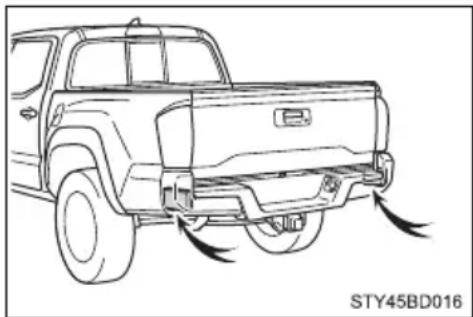 TOYOTA Tacoma (2021) - ■Certification for the Blind Spot Monitor system - 1