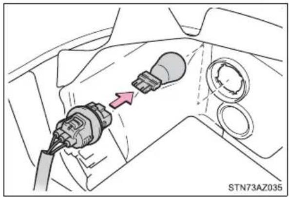 TOYOTA Tundra (2021) - ■Front turn signal/parking lights (bulb type headlights) - 2