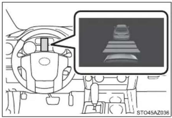 TOYOTA Tundra (2021) - Approach warning (vehicle-to-vehicle distance control mode) - 1