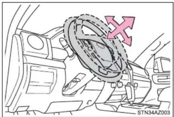 TOYOTA Tundra (2021) - Adjustment procedure (manually adjustable type) - 3