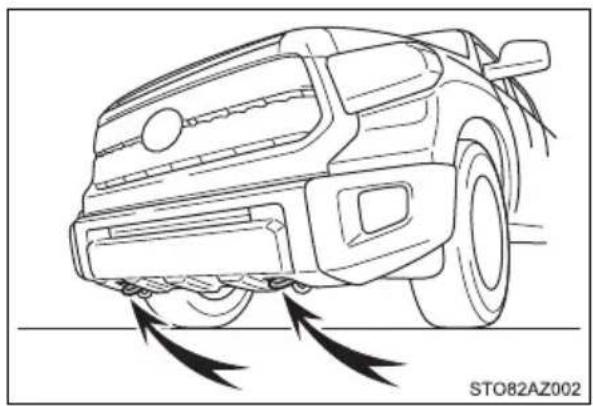 TOYOTA Tundra (2021) - Emergency towing procedure - 2