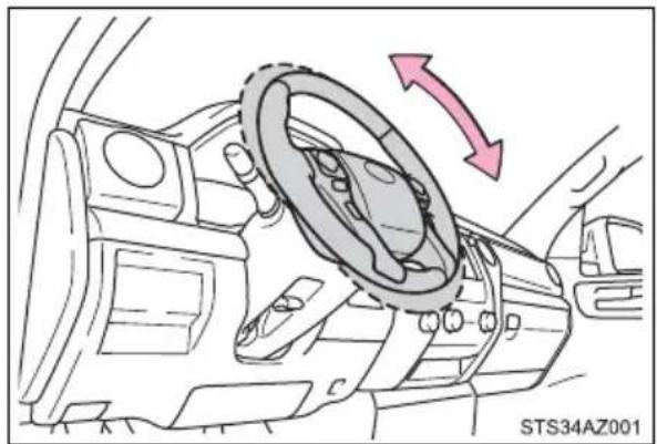 TOYOTA Tundra (2021) - Adjustment procedure (manually adjustable type) - 2