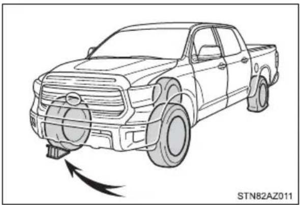 TOYOTA Tundra (2021) - Replacing a flat tire - 1