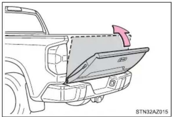 TOYOTA Tundra (2021) - ■Removing the tailgate - 3