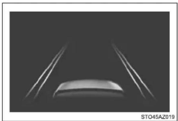 TOYOTA Tundra (2021) - ▶ Inside of displayed white lines is black - 2