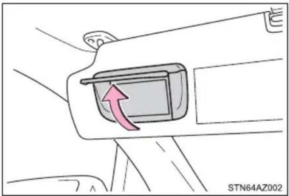 TOYOTA Tundra (2021) - Vanity mirrors (if equipped) - 1