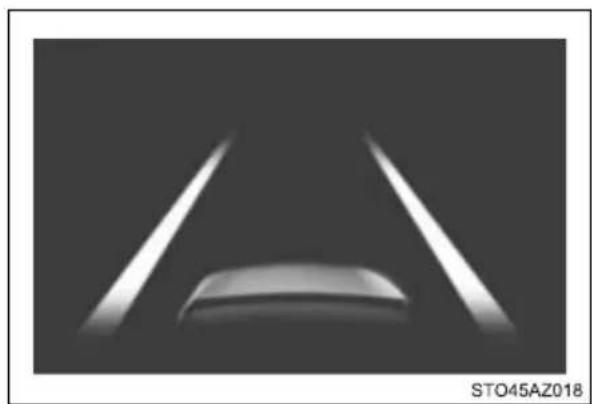 TOYOTA Tundra (2021) - ▶ Inside of displayed white lines is black - 1