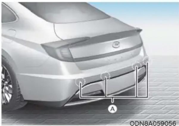 HYUNDAI Sonata (2021) - REVERSE PARKING DISTANCE WARNING (PDW) (IF EQUIPPED) - 1