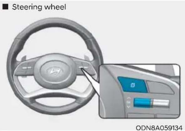 ■ Steering wheel ODN8A059134
