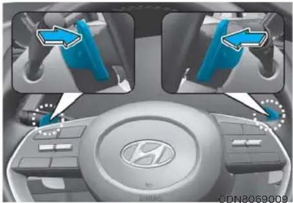 HYUNDAI Sonata (2021) - Paddle Shifter (Manual Shift Mode) (if equipped) - 1