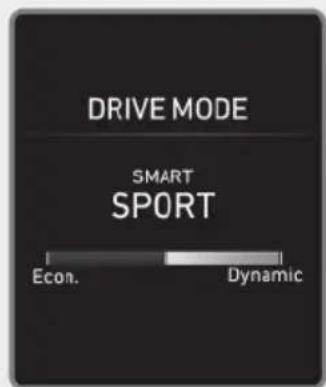 DRIVE MODE SMART SPORT Econ. Dynamic