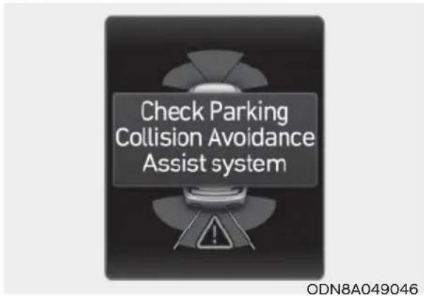 Check Parking Collision Avoidance Assist system ODN8A049046