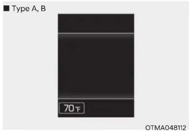 ■ Type A, B 70°F OTMA048112