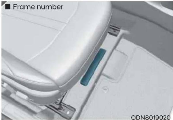 HYUNDAI Sonata (2021) - VEHICLE IDENTIFICATION NUMBER (VIN) - 1