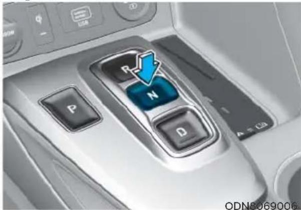 HYUNDAI Sonata (2021) - Stay in N (Neutral) position when engine is Off - 1