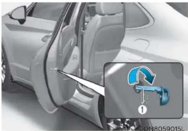 HYUNDAI Sonata (2021) - Child-Protector Rear Door Locks - 1