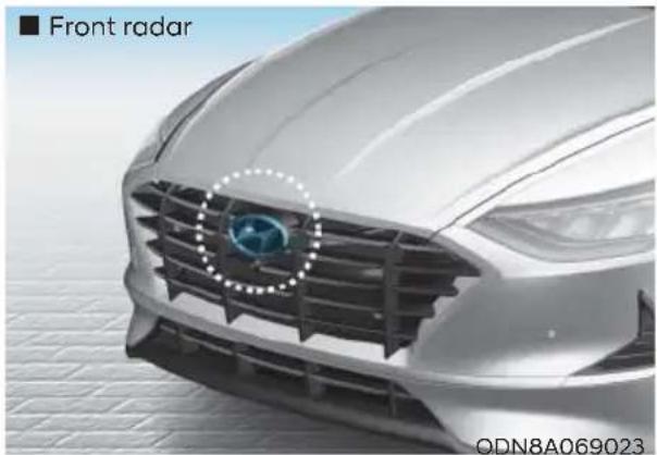 HYUNDAI Sonata (2021) - Front view camera - 1