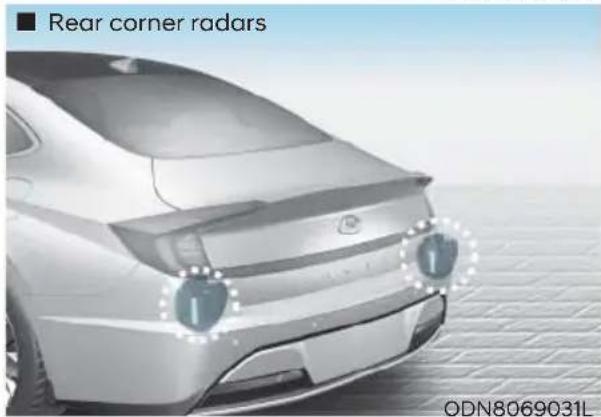 ■ Rear corner radars ODN8069031L