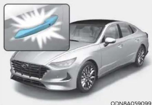 HYUNDAI Sonata (2021) - Welcome System (if equipped) Welcome light - 1