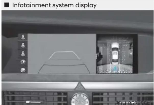 ■ Infotainment system display ©H1059255N