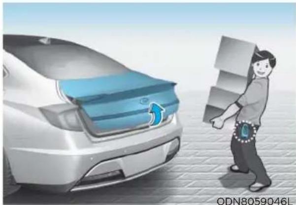 HYUNDAI Sonata (2021) - Smart Trunk with Auto Open (if equipped) - 1