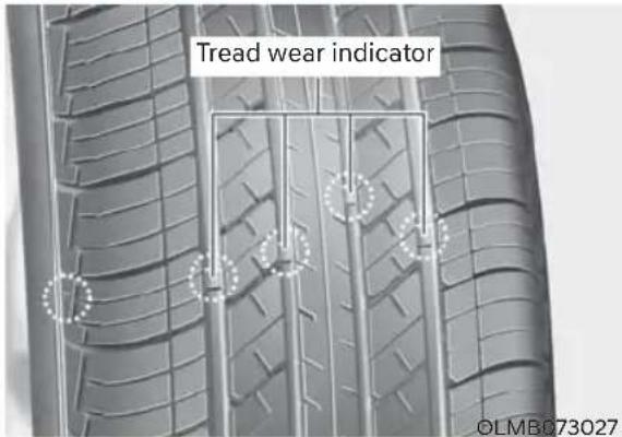 Tread wear indicator ©LMB073027