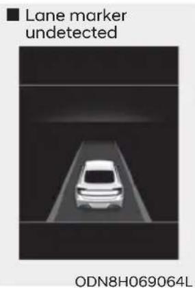 Lane marker undetected ODN8H069064L
