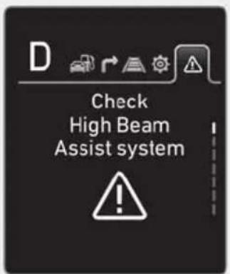 D Check High Beam Assist system !