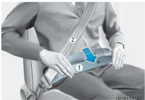 HYUNDAI Sonata (2021) - Seat Belt-Driver's 3-point system with emergency locking retractor - 2