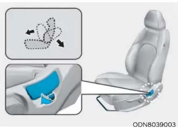 HYUNDAI Sonata (2021) - Forward and rearward adjustment - 1