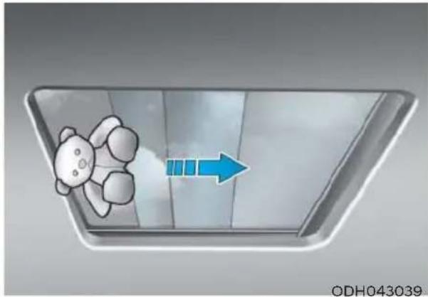 HYUNDAI Sonata (2021) - To close sunroof glass with sunshade - 1