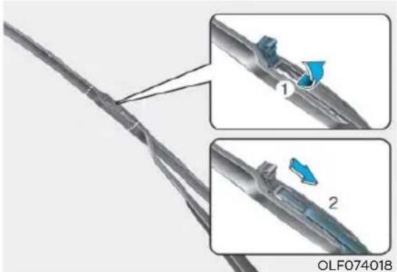 HYUNDAI Sonata (2021) - Front windshield wiper service positions - 3
