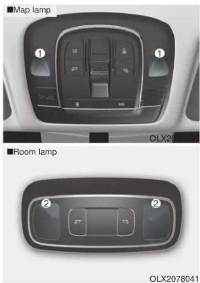 ■Map lamp ■Room lamp OLX20 OLX2078041