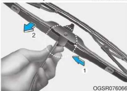HYUNDAI Palisade (2020) - Blade replacement - 2